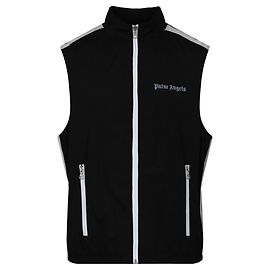 Palm Angels Logo-Printed Vest Black