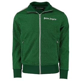Palm Angels Klassische Trainingsjacke aus Polyester Grün