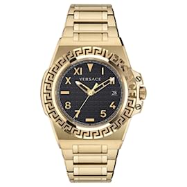 Versace-Versace Greca Reaction Bracelet Watch-Golden,Metallic