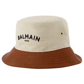 Logo Hat - Balmain - Stone/Brown - Canva Brown