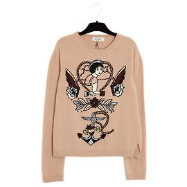 Valentino Pullover beige aus Wolle und Kaschmir Beige