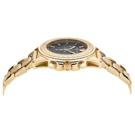 Versace-Versace Greca Action Chrono Bracelet Watch-Golden,Metallic