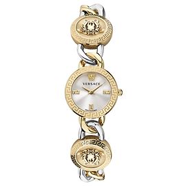 Orologio con bracciale icona Versace Stud D'oro Metallico