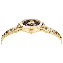 Versace-Versace Medusa Infinite Limited Edition Skeleton Automatic Watch-Golden,Metallic