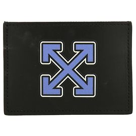 Off White Off-White Arrow Puzzle Leather Bi-Fold Wallet Black