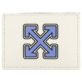 Off White Off-White Arrow Puzzle Leather Card Holder White