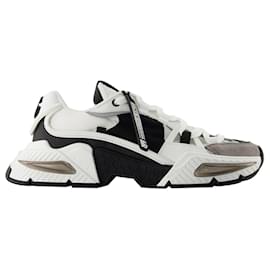 Dolce & Gabbana-Airmaster Sneakers - Dolce & Gabbana - White/Black - Nylon-White