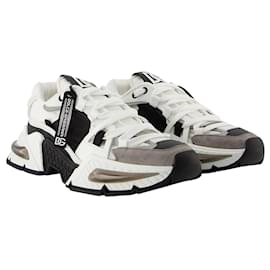 Dolce & Gabbana-Airmaster Sneakers - Dolce & Gabbana - White/Black - Nylon-White