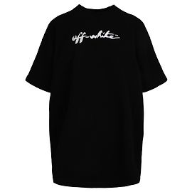 Off White Vestido de camiseta com logo off-white Painter Preto