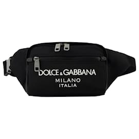 Dolce & Gabbana-Bolsa de Cinto - Dolce & Gabbana - Preto - Nylon-Preto