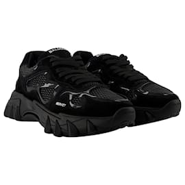 Balmain-B-East Sneakers - Balmain - Black - Suede-Black