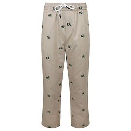 Palm Angels calça Palm quebrada Bege