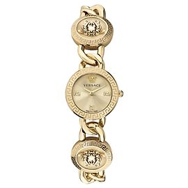 Relógio com pulseira Versace Stud Icon Dourado Metálico
