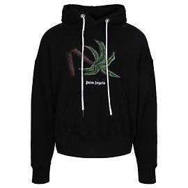 Palm Angels Broken Palm PulloverHoodie Schwarz