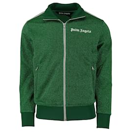 Palm Angels-Palm Angels Classic Polyester Track Jacket-Green