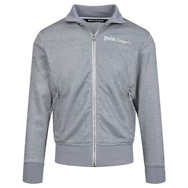 Palm Angels Metallic Track Jacket Silvery Metallic