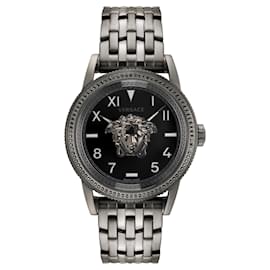 Versace-Versace V-Palazzo Diamond Watch-Black