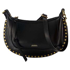 Borsa a tracolla Oskan Moon-Ga - Isabel Marant - Nera - Pelle Nero