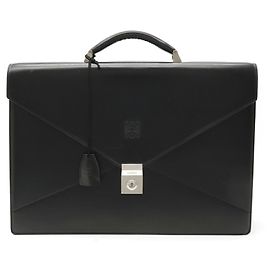 Loewe Anagram Aktentasche Schwarz