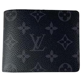 Louis Vuitton-Louis Vuitton Portefeuille Multiple-Dark grey