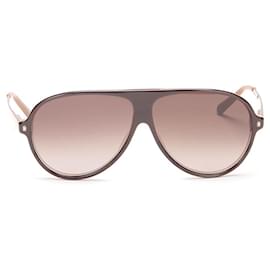Dior-Übergroße getönte Sonnenbrille-Braun