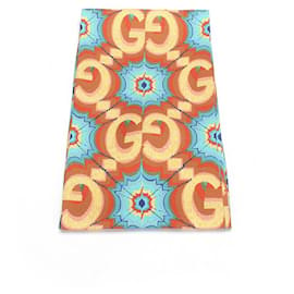 Gucci-Schal mit GG-Print 692032-Mehrfarben