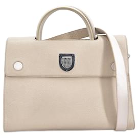 Dior-Leather Diorever Bag-Beige