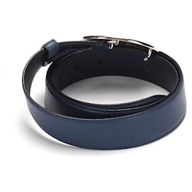 Prada-Ceinture à logo Saffiano-Bleu