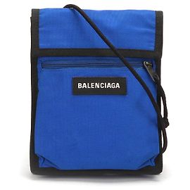 Balenciaga Borsa a tracolla in nylon Blu