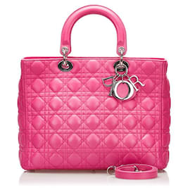 Dior-Large Cannage Lady Dior-Pink