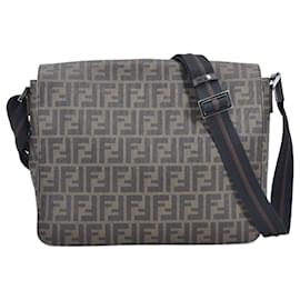Fendi-Zucca Messenger bag-Brown