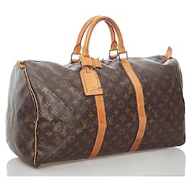 Louis Vuitton-Monograma Keepall 50-Marrom