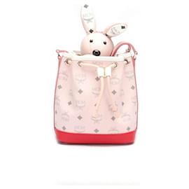 MCM-Visetos Bunny Bucket Bag-Pink