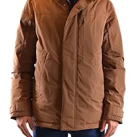 Autre Marque Men's Winter Jacket Brown Down Fill Brown