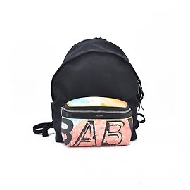 Yves Saint Laurent Hunting "Baby" Print Backpack Black
