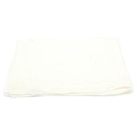 Gucci-Silk and wool scarf-White