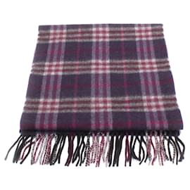 Burberry-Plaid Wool Scaf-Multiple colors