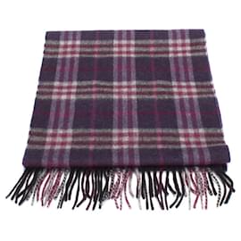 Burberry-Plaid Wool Scaf-Multiple colors