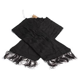Burberry Bufanda de seda Negro