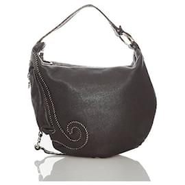 Fendi-Sac porté épaule Selleria-Marron