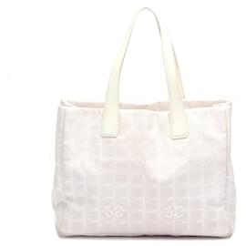 Chanel-New Travel Line Tote Bag-White