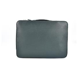 Louis Vuitton-Taiga Briefcase-Green