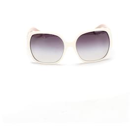 Burberry-Übergroße Sonnenbrille mit Farbverlauf-Weiß