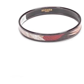 Hermès-Narrow Printed Enamel Bangle-Multiple colors