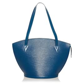 Louis Vuitton-Epi Saint Jacques Long Strap-Blue