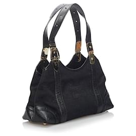Gucci-Horsebit Glam Shoulder Bag 145761-Black