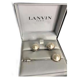 Lanvin-Manschettenknöpfe-Silber