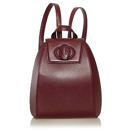 Mochila de Couro Must De Cartier Vermelho