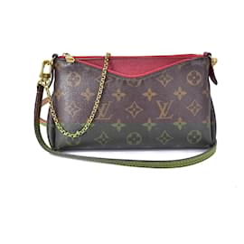 Louis Vuitton-Monogram Pallas Clutch-Brown