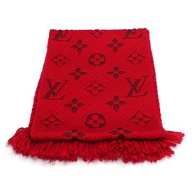 Louis Vuitton Logomania Sciarpa in Lana e Seta M72432 Rosso